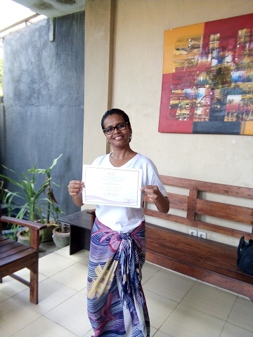 Reeva Bali Spa School Student